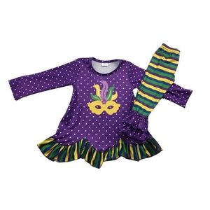 Mardi gras childrens outfit